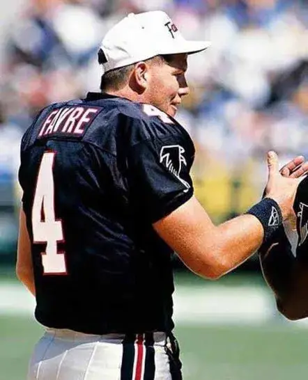 BRETT FAVRE Atlanta Falcons 1991 Home Throwback NFL Football Jersey 