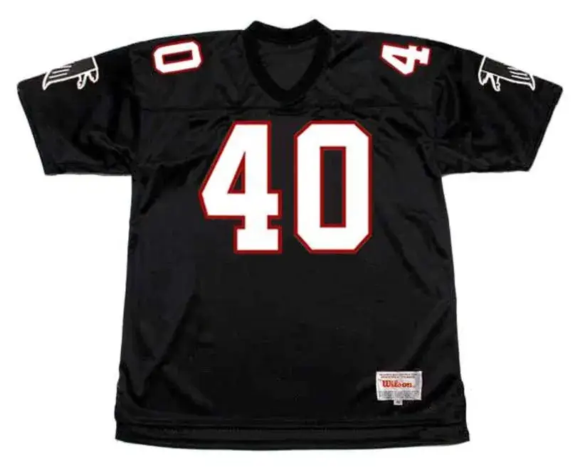 BRIAN JORDAN Atlanta Falcons 1991 Home Throwback NFL Football Jersey