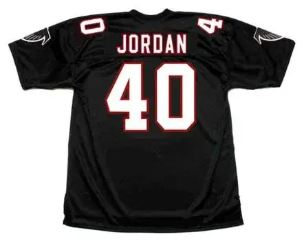 BRIAN JORDAN Atlanta Falcons 1991 Home Throwback NFL Football Jersey 