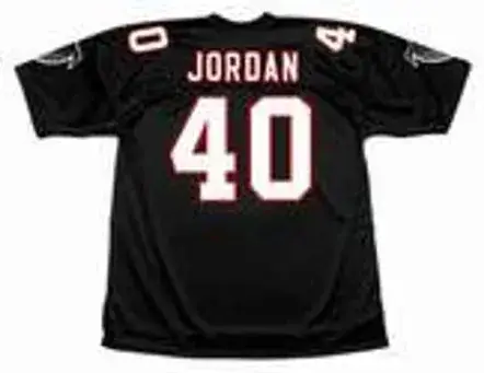 BRIAN JORDAN Atlanta Falcons 1991 Home Throwback NFL Football Jersey 