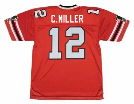 CHRIS MILLER Atlanta Falcons 1989 Home Throwback NFL Football Jersey 