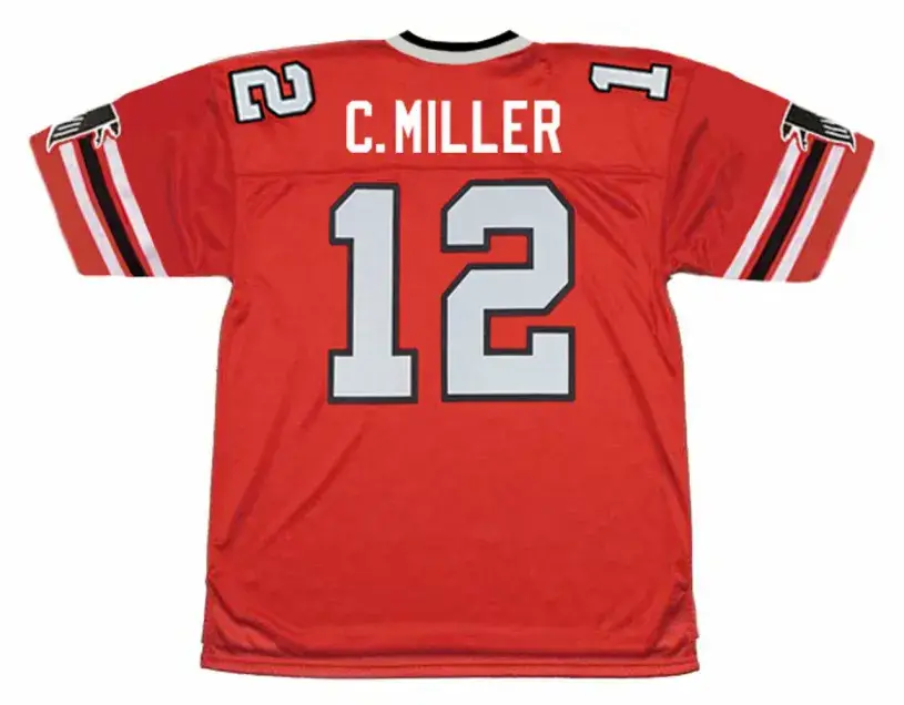 CHRIS MILLER Atlanta Falcons 1989 Home Throwback NFL Football Jersey 