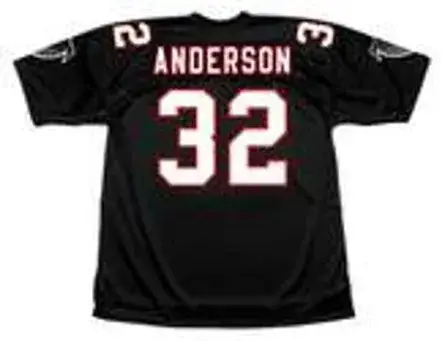 JAMAL ANDERSON Atlanta Falcons 1998 Home Throwback NFL Football Jersey 