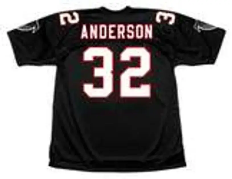 JAMAL ANDERSON Atlanta Falcons 1998 Home Throwback NFL Football Jersey 