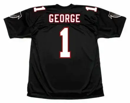 JEFF GEORGE Atlanta Falcons 1994 Home Throwback NFL Football Jersey 