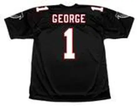 JEFF GEORGE Atlanta Falcons 1994 Home Throwback NFL Football Jersey 