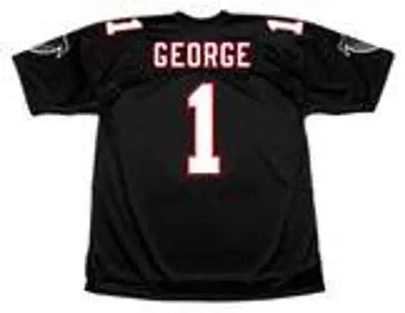 JEFF GEORGE Atlanta Falcons 1994 Home Throwback NFL Football Jersey 