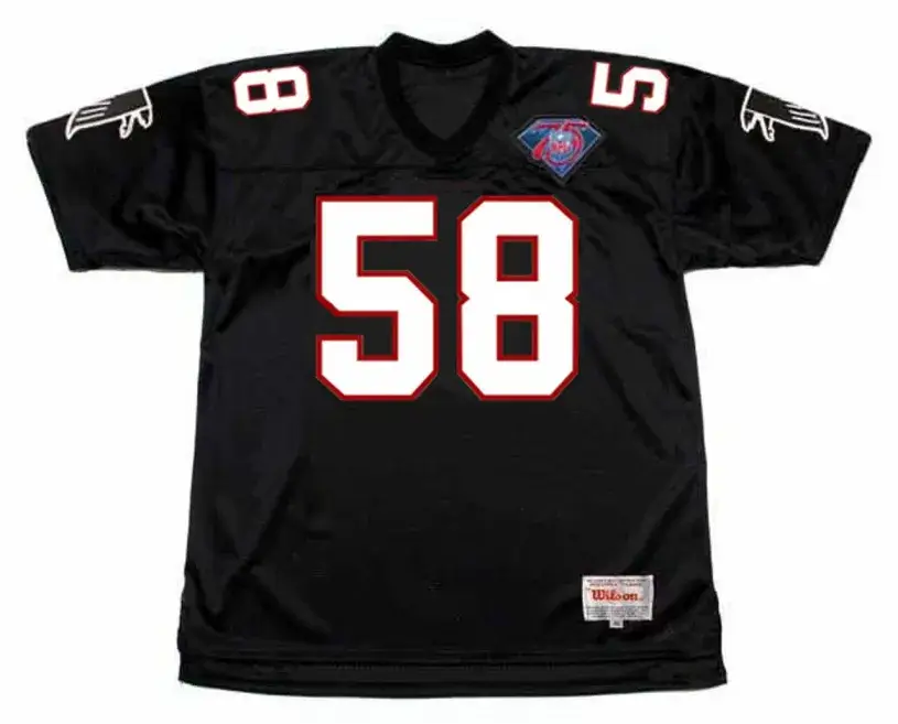 JESSIE TUGGLE Atlanta Falcons 1994 Home Throwback NFL Football Jersey