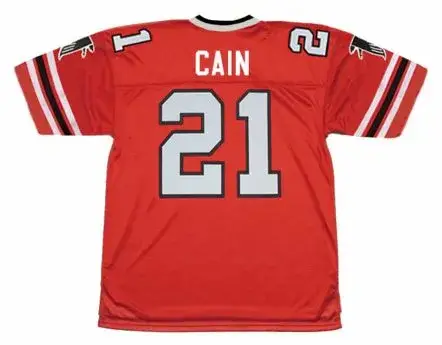 LYNN CAIN Atlanta Falcons 1980 Home Throwback NFL Football Jersey 