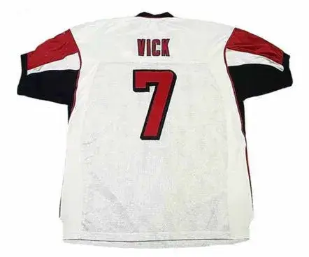 MICHAEL VICK Atlanta Falcons 2004 Away Reebok Authentic Throwback NFL Jersey 