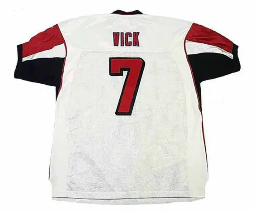 MICHAEL VICK Atlanta Falcons 2004 Away Reebok Authentic Throwback NFL Jersey 