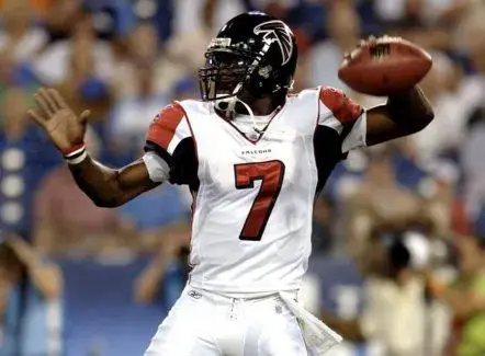 MICHAEL VICK Atlanta Falcons 2004 Away Reebok Authentic Throwback NFL Jersey 
