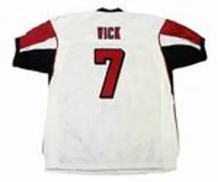 MICHAEL VICK Atlanta Falcons 2004 Away Reebok Authentic Throwback NFL Jersey 