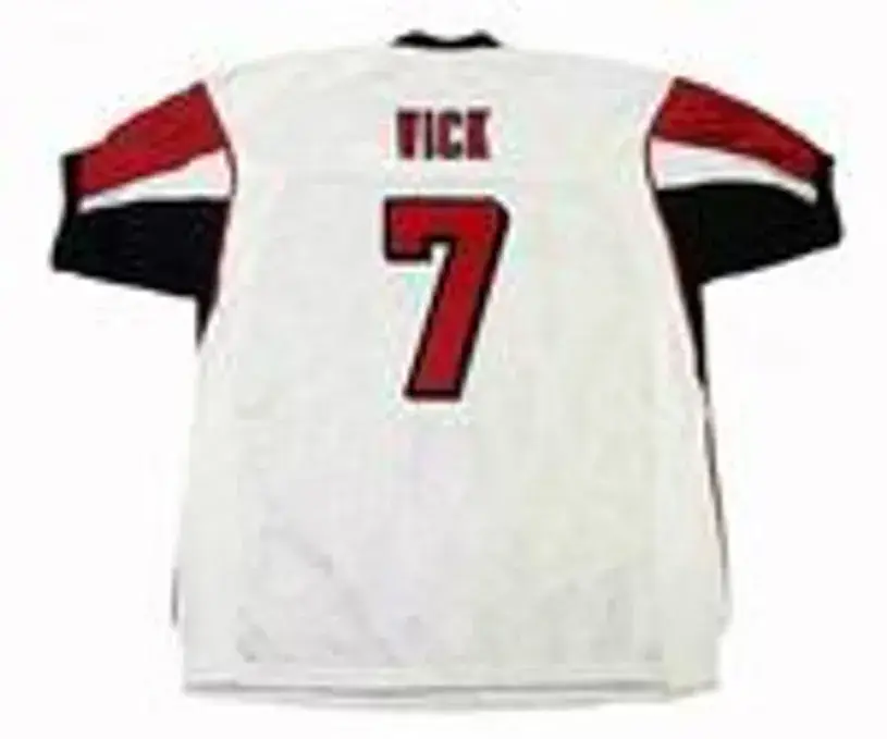 MICHAEL VICK Atlanta Falcons 2004 Away Reebok Authentic Throwback NFL Jersey 