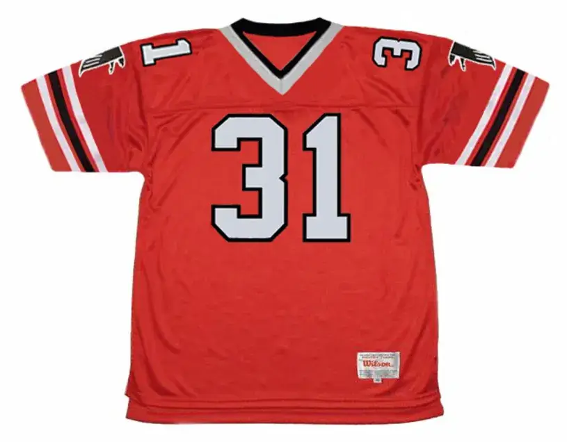WILLIAM ANDREWS Atlanta Falcons 1981 Home Throwback NFL Football Jersey