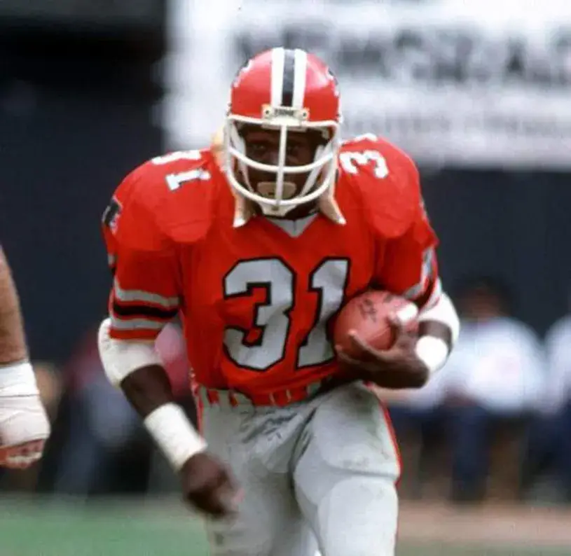 WILLIAM ANDREWS Atlanta Falcons 1981 Home Throwback NFL Football Jersey 