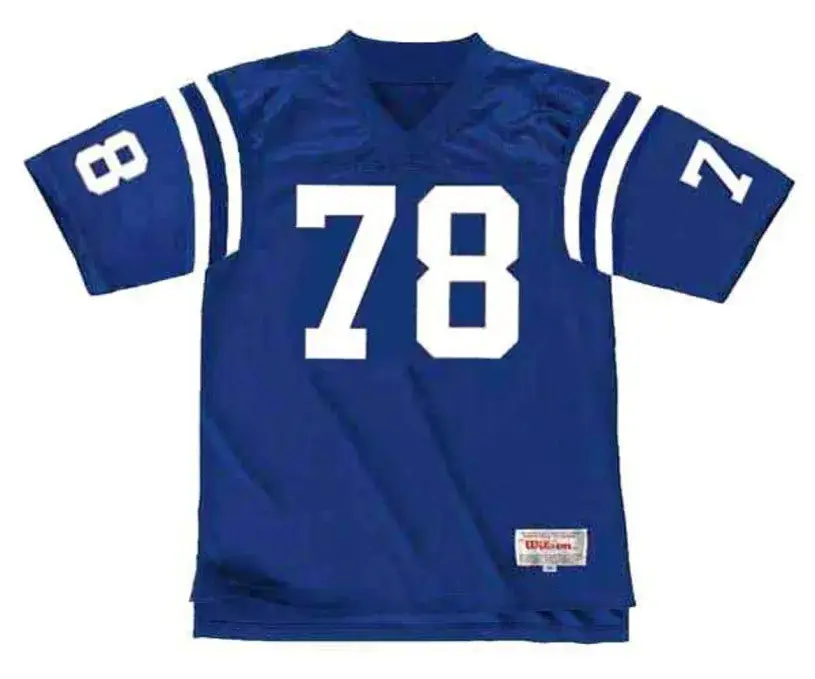 BUBBA SMITH Baltimore Colts 1970 Throwback Home NFL Football Jersey