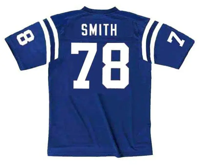 BUBBA SMITH Baltimore Colts 1970 Throwback Home NFL Football Jersey 