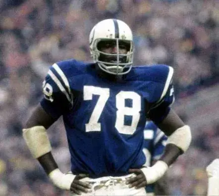 BUBBA SMITH Baltimore Colts 1970 Throwback Home NFL Football Jersey 