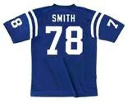 BUBBA SMITH Baltimore Colts 1970 Throwback Home NFL Football Jersey 