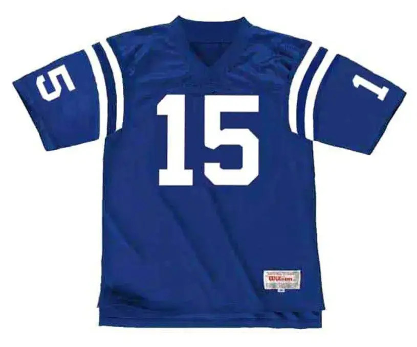 EARL MORRALL Baltimore Colts 1970 Throwback Home NFL Football Jersey