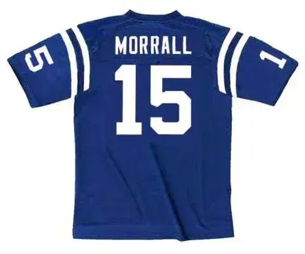 EARL MORRALL Baltimore Colts 1970 Throwback Home NFL Football Jersey 