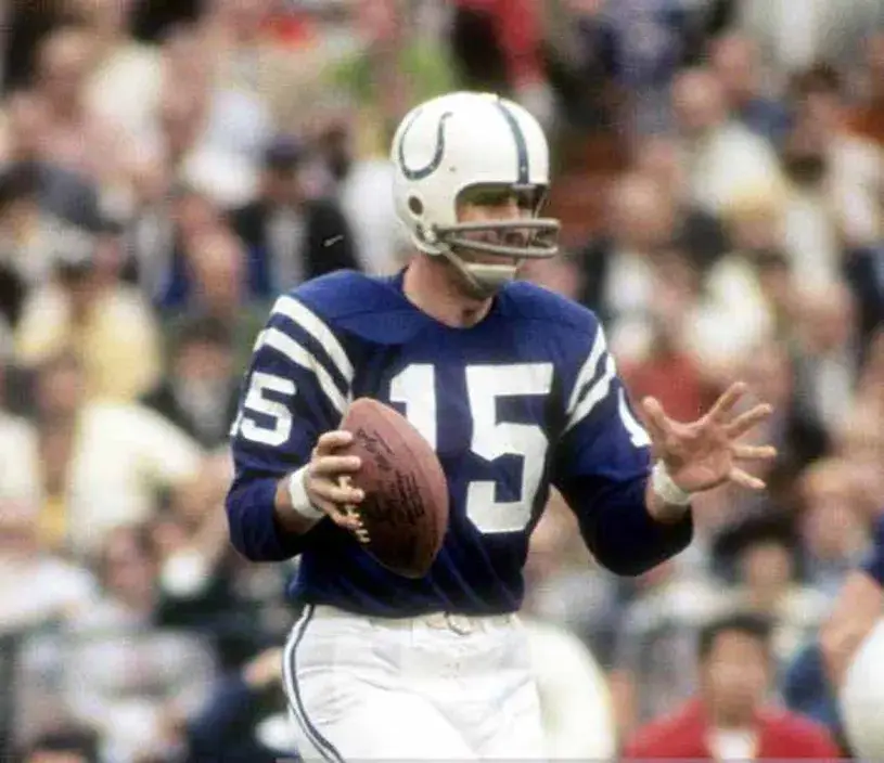 EARL MORRALL Baltimore Colts 1970 Throwback Home NFL Football Jersey 