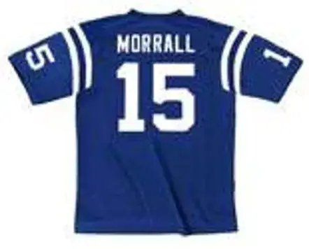 EARL MORRALL Baltimore Colts 1970 Throwback Home NFL Football Jersey 