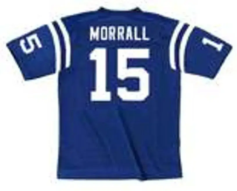 EARL MORRALL Baltimore Colts 1970 Throwback Home NFL Football Jersey 
