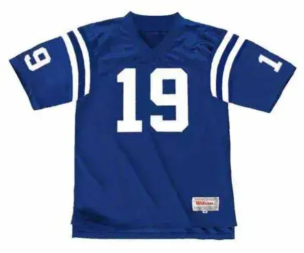 JOHNNY UNITAS Baltimore Colts 1970 Throwback Home NFL Football Jersey