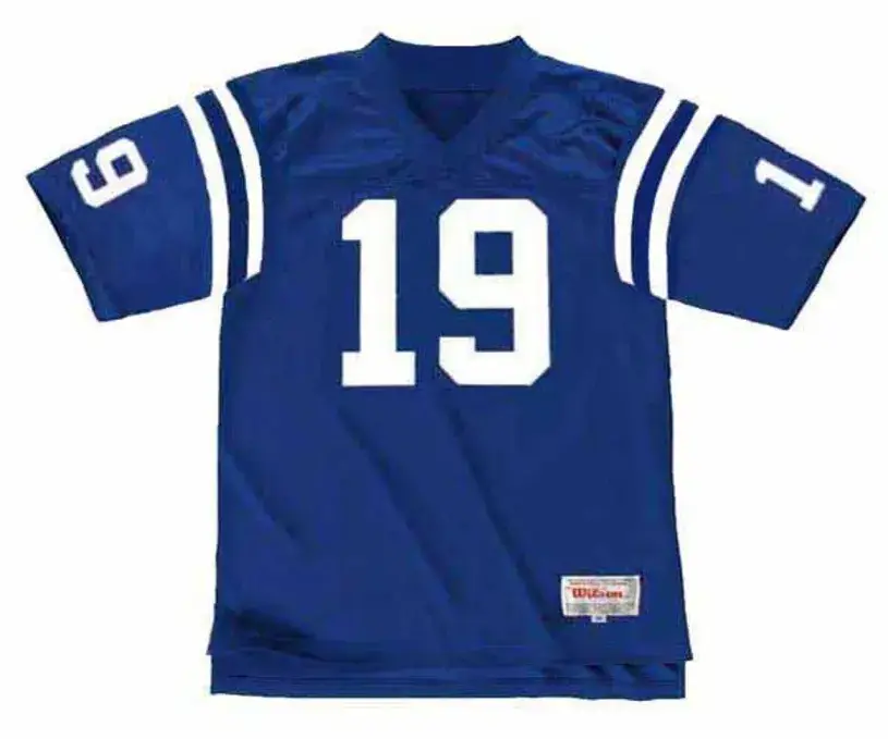 JOHNNY UNITAS Baltimore Colts 1970 Throwback Home NFL Football Jersey