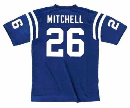 LYDELL MITCHELL Baltimore Colts 1976 Throwback Home NFL Football Jersey 