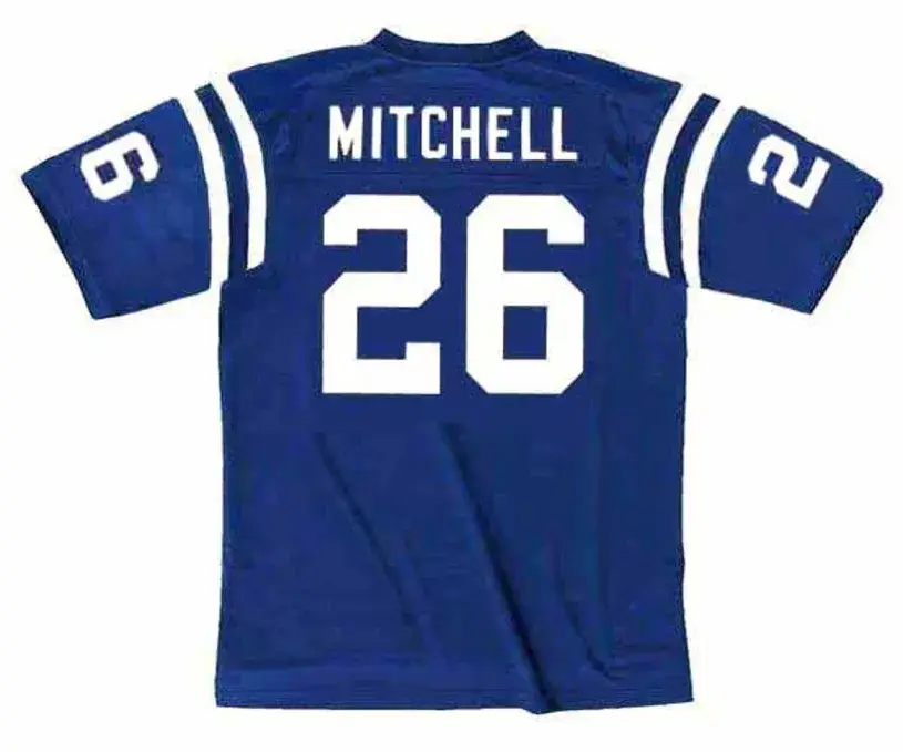 LYDELL MITCHELL Baltimore Colts 1976 Throwback Home NFL Football Jersey 