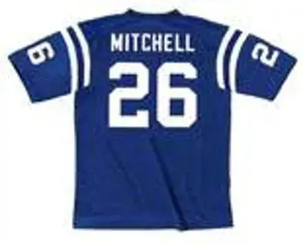 LYDELL MITCHELL Baltimore Colts 1976 Throwback Home NFL Football Jersey 