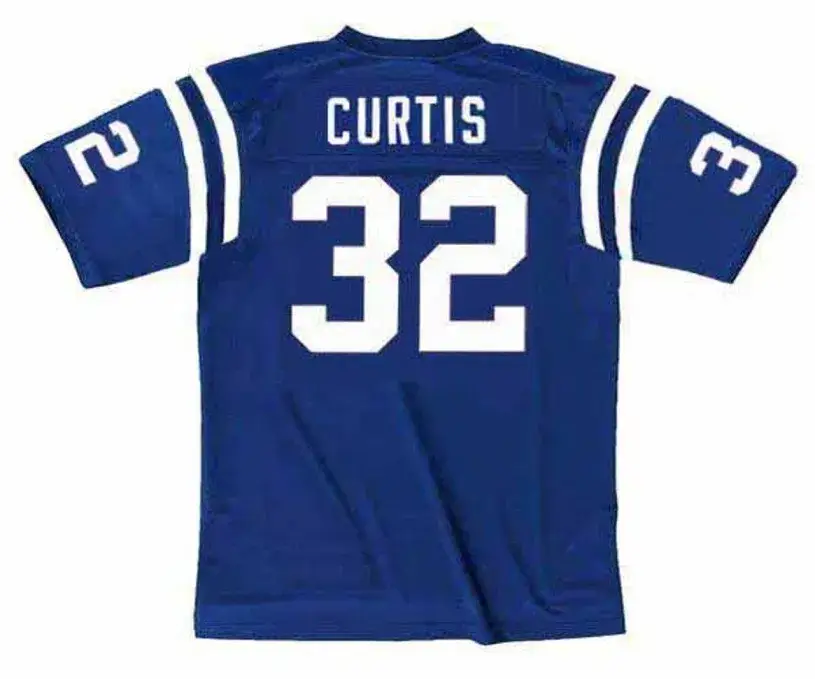 MIKE CURTIS Baltimore Colts 1970 Throwback Home NFL Football Jersey 