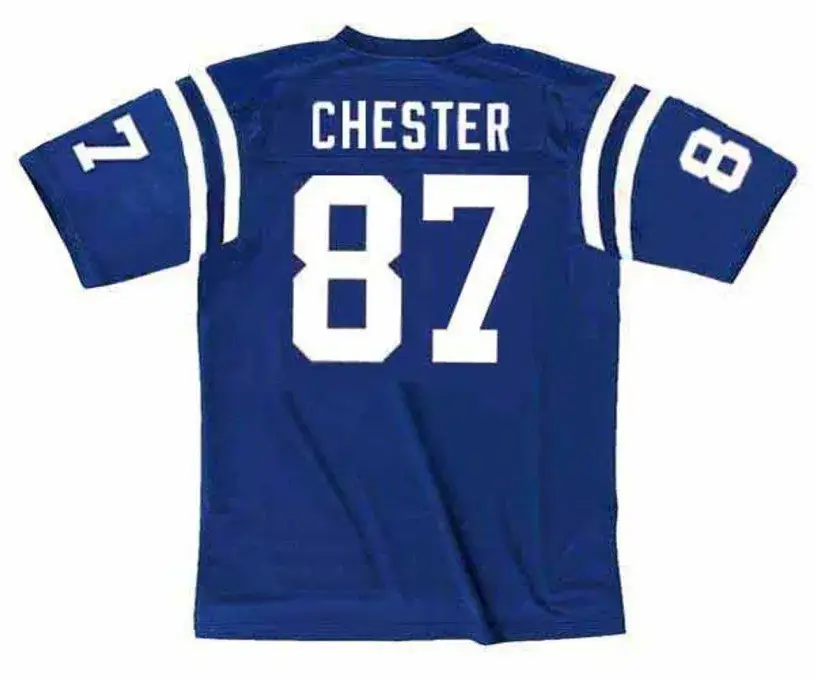 RAYMOND CHESTER Baltimore Colts 1976 Throwback Home NFL Football Jersey 