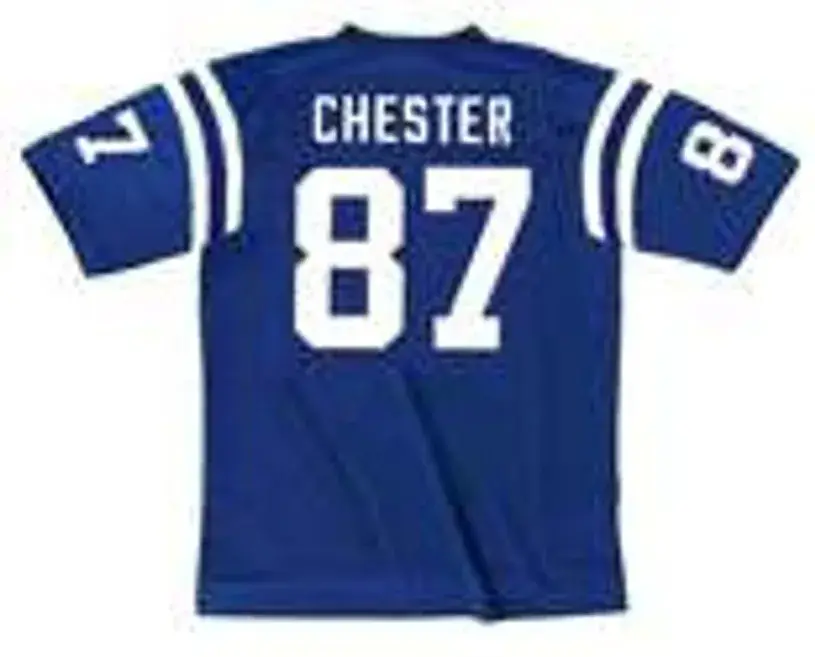 RAYMOND CHESTER Baltimore Colts 1976 Throwback Home NFL Football Jersey 
