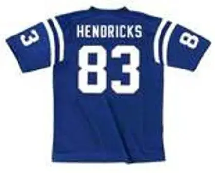 TED HENDRICKS Baltimore Colts 1970 Throwback Home NFL Football Jersey 