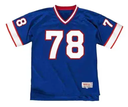 BRUCE SMITH Buffalo Bills 1990 Throwback NFL Football Jersey