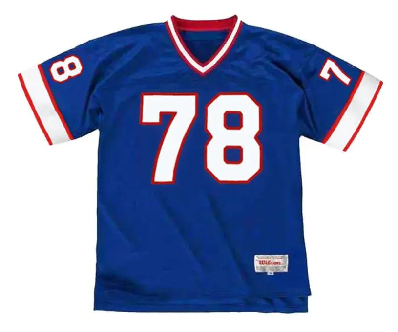 BRUCE SMITH Buffalo Bills 1990 Throwback NFL Football Jersey