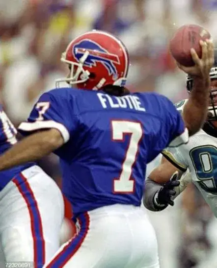 DOUG FLUTIE Buffalo Bills 1998 Throwback NFL Football Jersey 