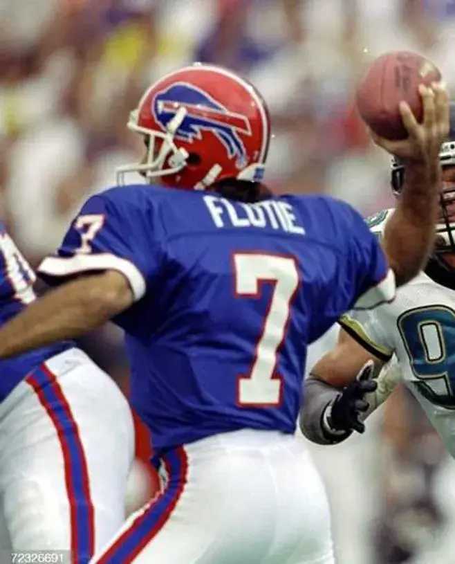 DOUG FLUTIE Buffalo Bills 1998 Throwback NFL Football Jersey 