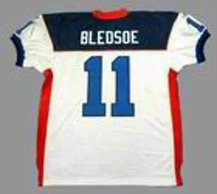 DREW BLEDSOE Buffalo Bills 2004 Away Reebok Authentic Throwback NFL Jersey 