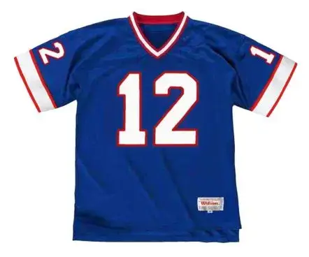 JIM KELLY Buffalo Bills 1991 Throwback NFL Football Jersey