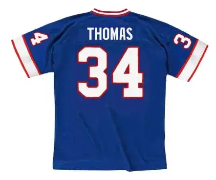 THURMAN THOMAS Buffalo Bills 1991 Throwback NFL Football Jersey 