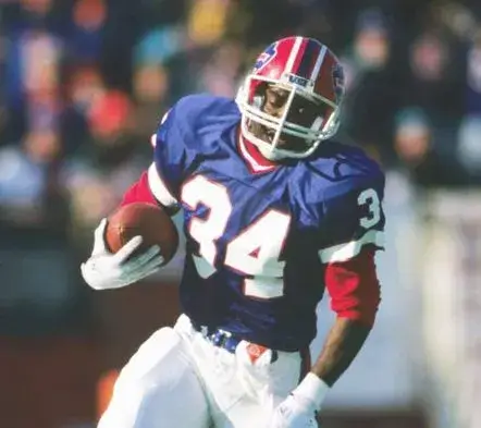 THURMAN THOMAS Buffalo Bills 1991 Throwback NFL Football Jersey 