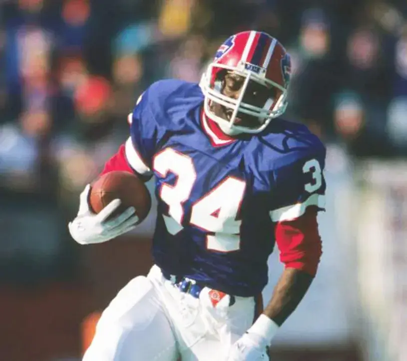 THURMAN THOMAS Buffalo Bills 1991 Throwback NFL Football Jersey 