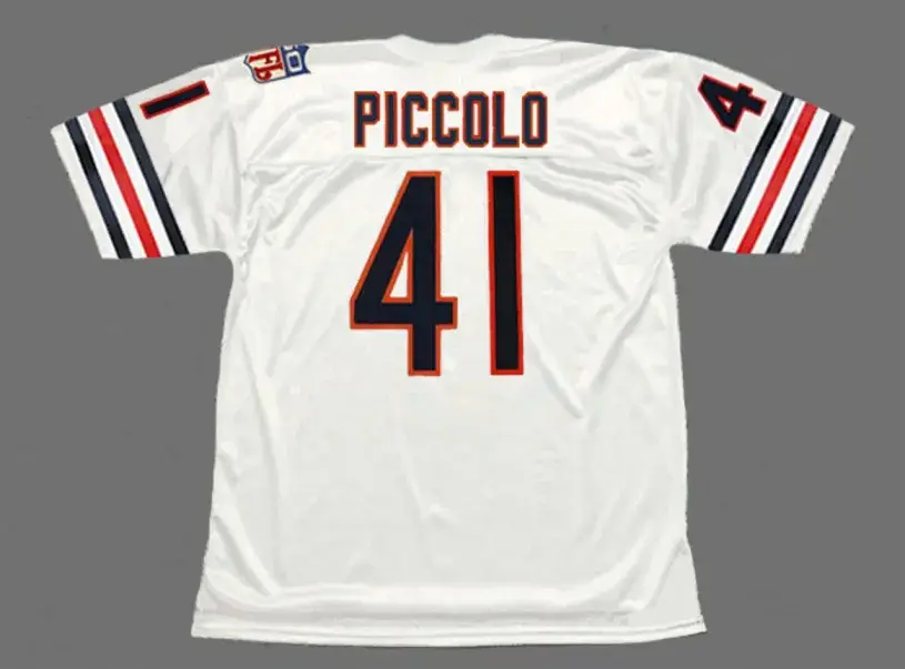 BRIAN PICCOLO Chicago Bears 1969 Away Throwback NFL Football Jersey 