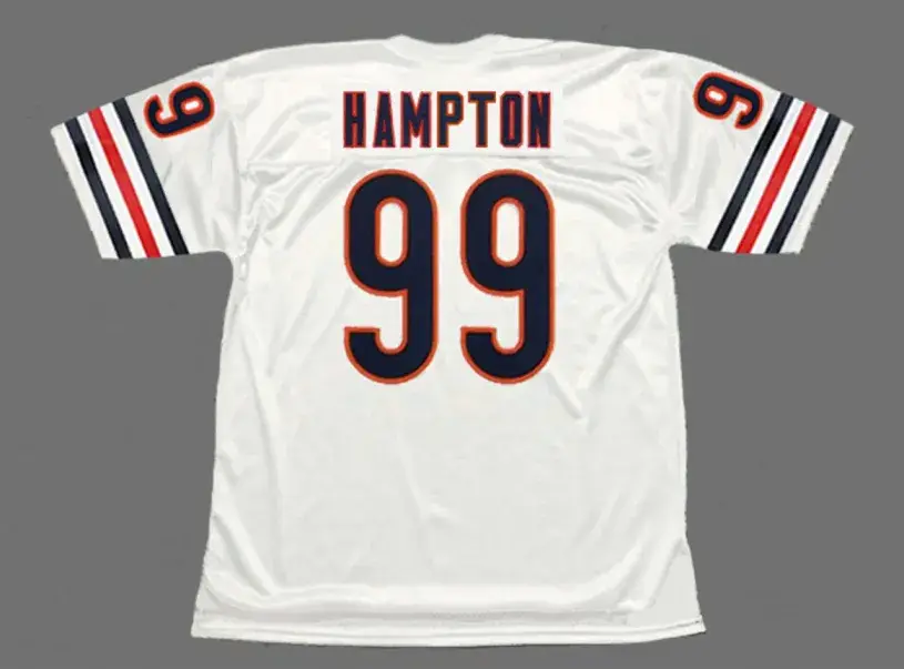 DAN HAMPTON Chicago Bears 1980 Throwback NFL Football Jersey 