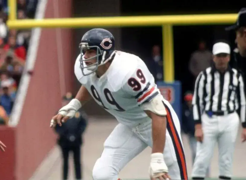 DAN HAMPTON Chicago Bears 1980 Throwback NFL Football Jersey 